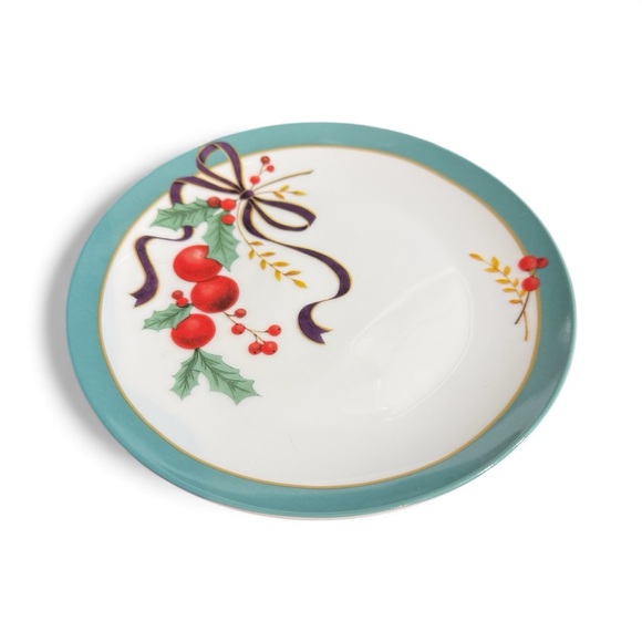 Fringe Studio Holiday 8” Plates - Set of 4 - Fruit Themed - Picture 2 of 7